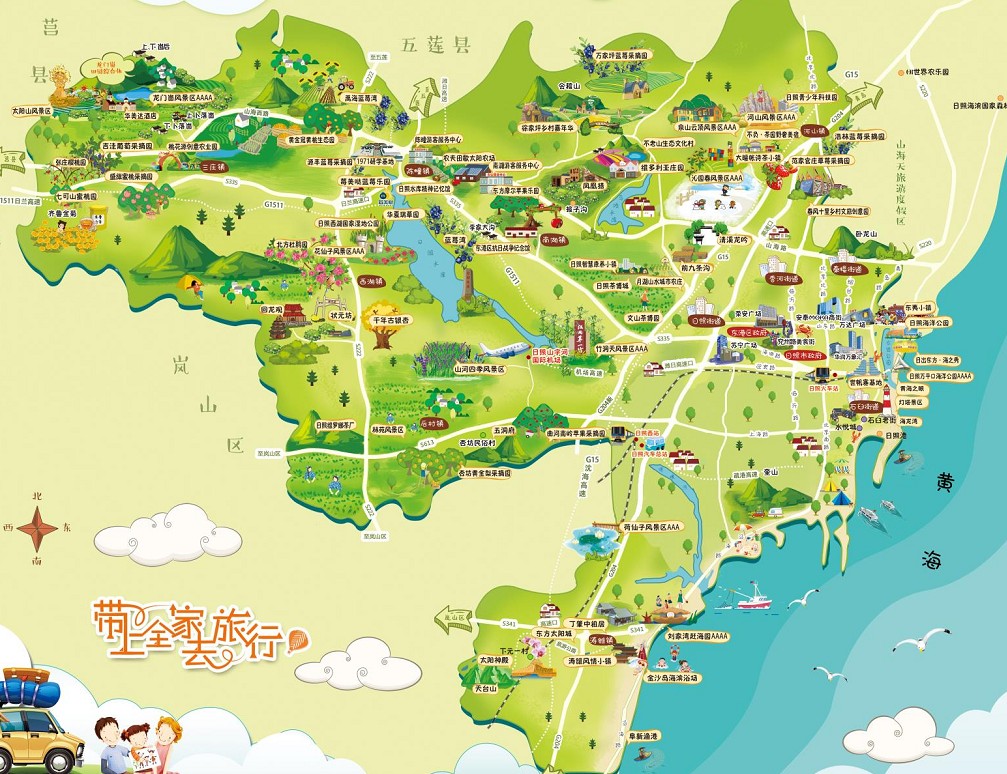 东凤镇景区使用手绘地图给景区能带来什么好处？