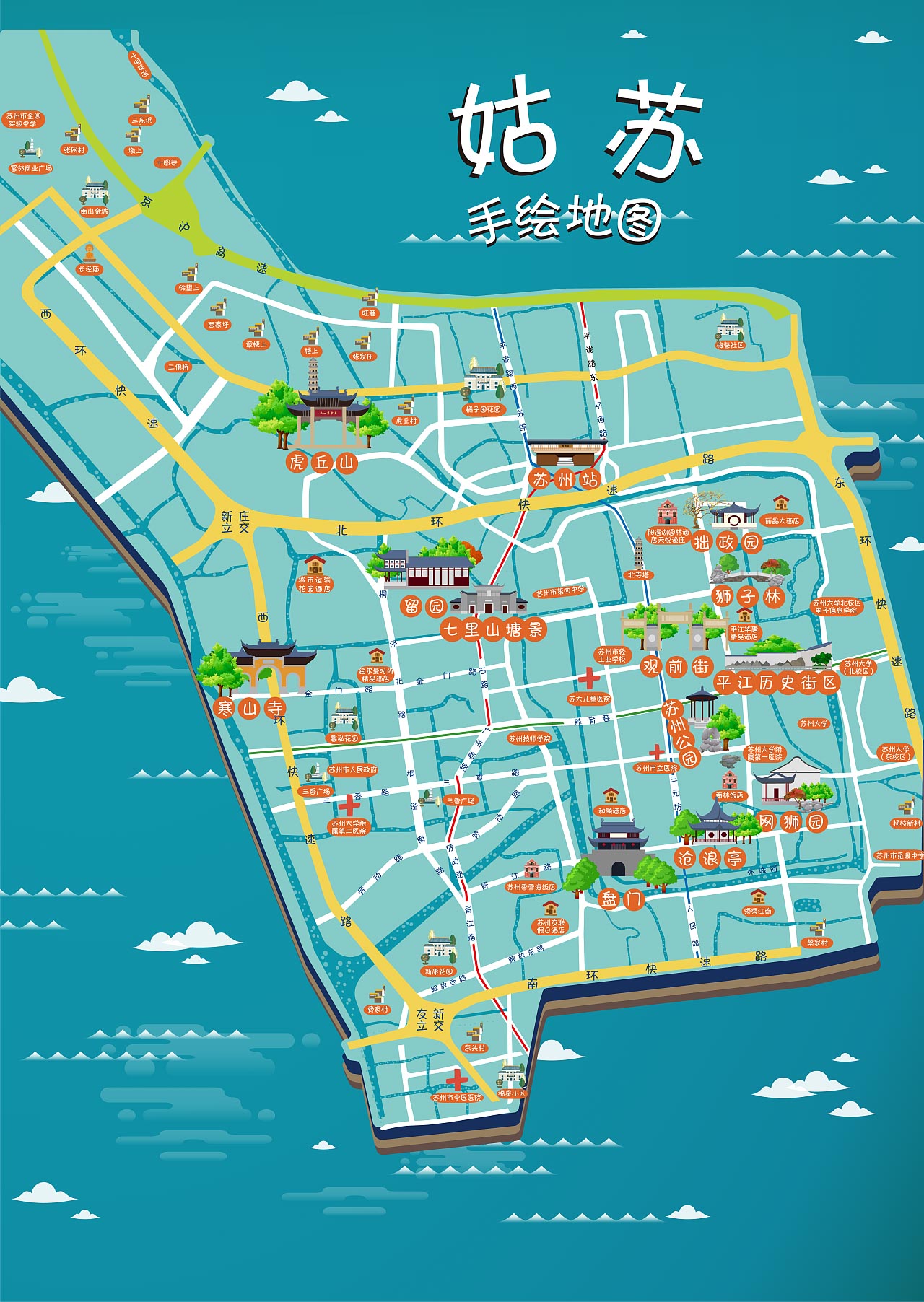 东凤镇手绘地图景区的文化宝藏